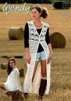 Knitting Patterns - Wendy 5663 - Supreme Cotton DK - Waistcoats